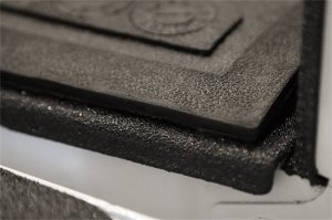 Dodge Ram Truck Bed Mat - Dee Zee - Heavyweight, Custom Fit, X-Pattern, 3/8 in. Thick Cord-Enhanced Rubber Compound - `02-`09